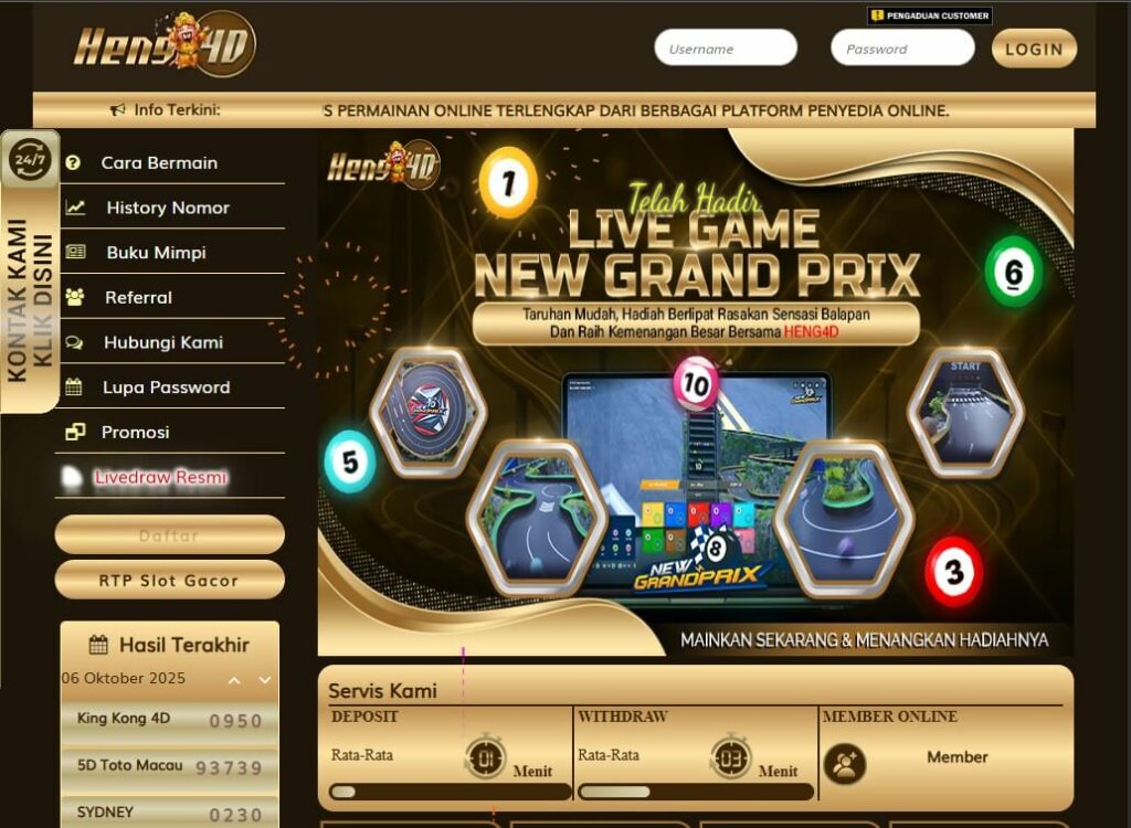 Main di Heng4D Gacor?