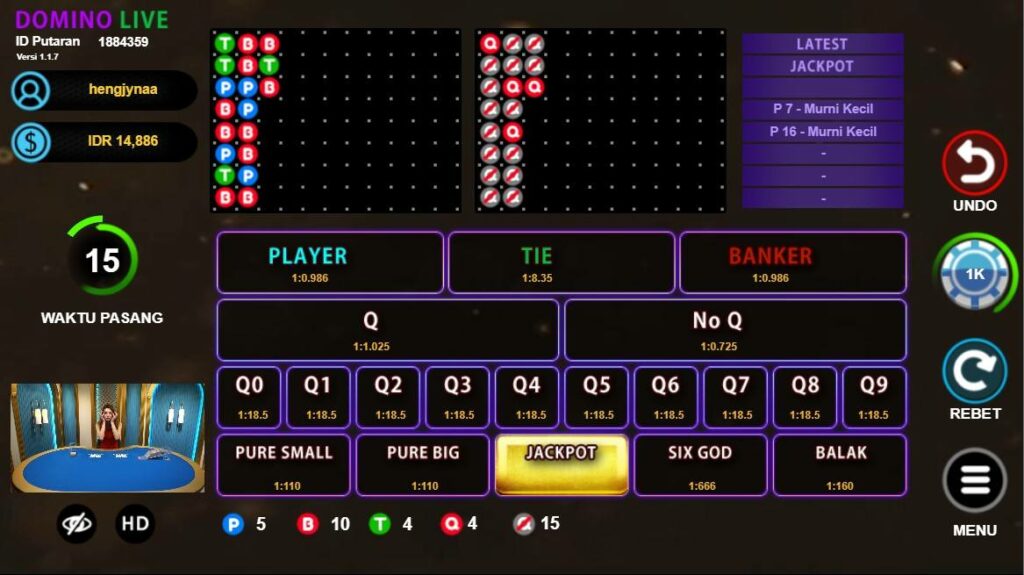 Permainan Domino Live